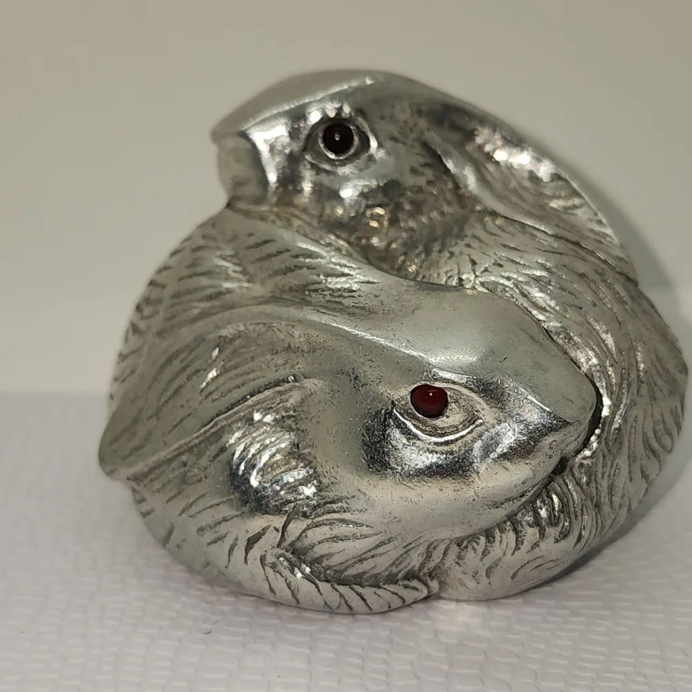 Arthur Court | Art | Vintage Arthur Court 992 Hugging Bunny Rabbits ...